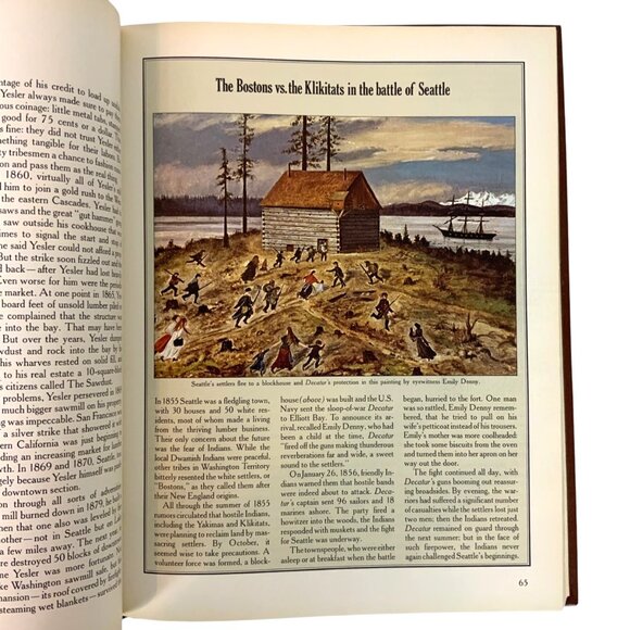 The Loggers Time Life Books Old West Series Illustrated Vintage 1976 Hardcover - Picture 5 of 13